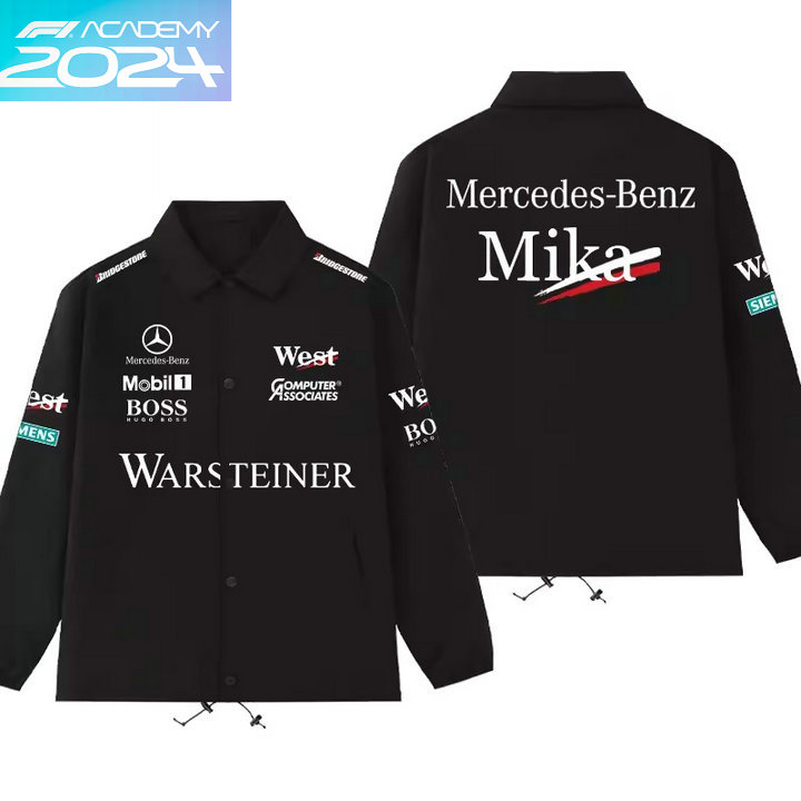 Veste Mercedes F1 Boss Team Mika 2024 Surchemise Homme